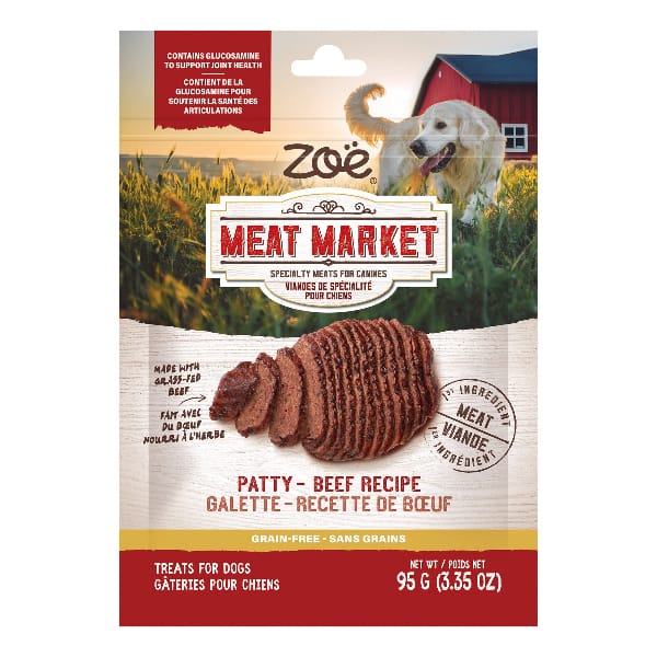 Zoë Meat Market - Galette de Boeuf - Gâteries à Mâcher pour Chiens