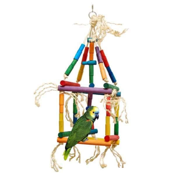 Zoo-Max Fun-Max - Cube Perchoir - Aire de Jeux pour Perroquets